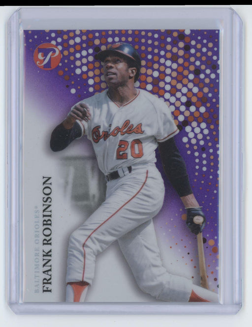 Frank Robinson 2022 Topps Pristine # 196 Purple Refractor 10/99 Baltimore Orioles - Collectible Craze America