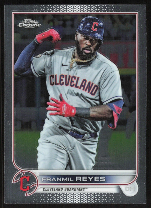 Franmil Reyes 2022 Topps Chrome Baseball # 97 Cleveland Guardians Base - Collectible Craze America