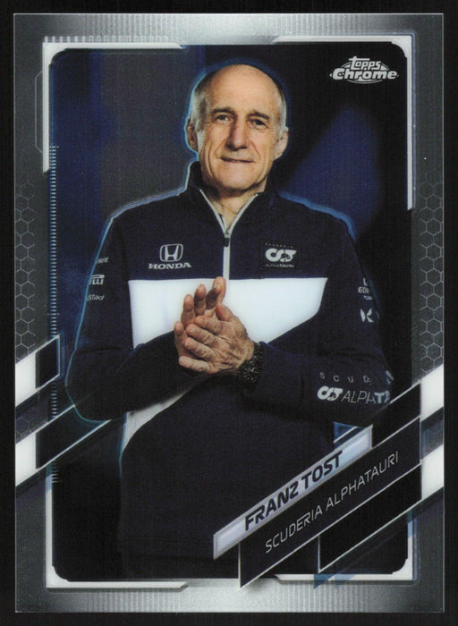 Franz Tost 2021 Topps Chrome Formula 1 # 88 Scuderia AlphaTauri - Collectible Craze America