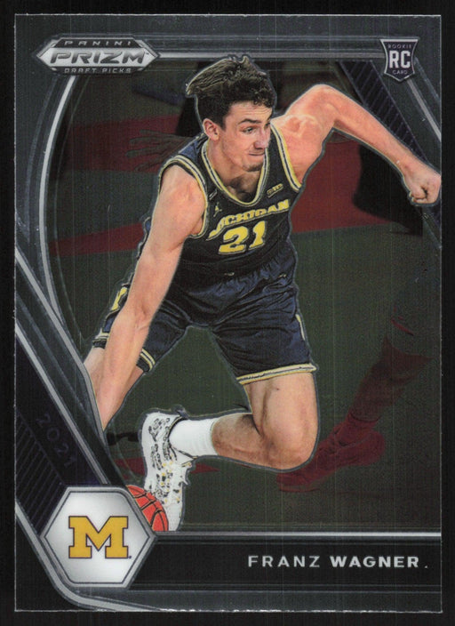 Franz Wagner 2021 Panini Prizm Draft Picks # 9 RC Michigan Wolverines - Collectible Craze America