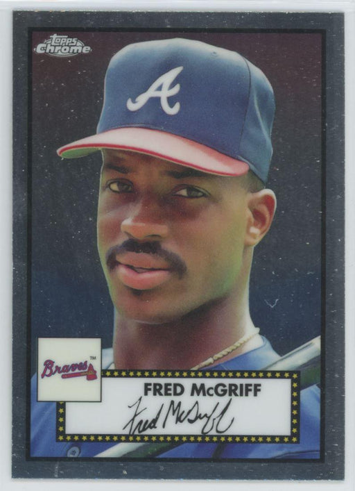 Fred McGriff 2021 Topps Chrome Platinum Anniversary # 684 Atlanta Braves - Collectible Craze America