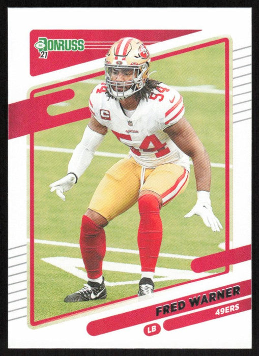 Fred Warner 2021 Donruss Football # 59 San Francisco 49ers Base - Collectible Craze America