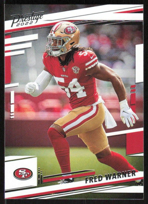 Fred Warner 2022 Panini Prestige # 271 San Francisco 49ers - Collectible Craze America