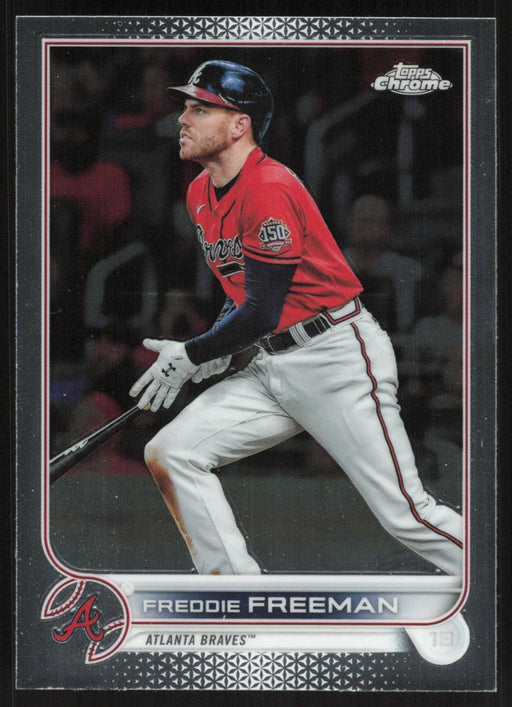 Freddie Freeman 2022 Topps Chrome # 14 Atlanta Braves - Base - Collectible Craze America