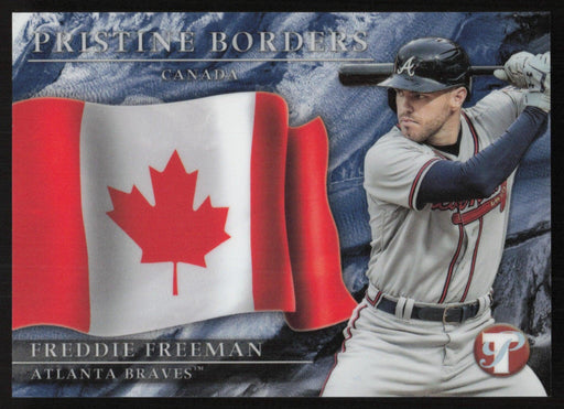 Freddie Freeman 2022 Topps Pristine # PB-16 Pristine Borders Insert Atlanta Braves - Collectible Craze America