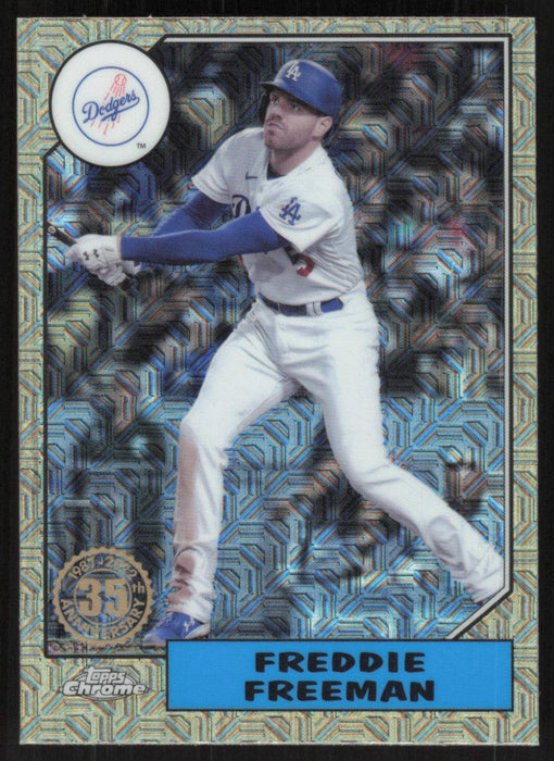 Freddie Freeman 2022 Topps Update Chrome Silver Pack Mojo # T87CU-44 Los Angeles Dodgers - Collectible Craze America