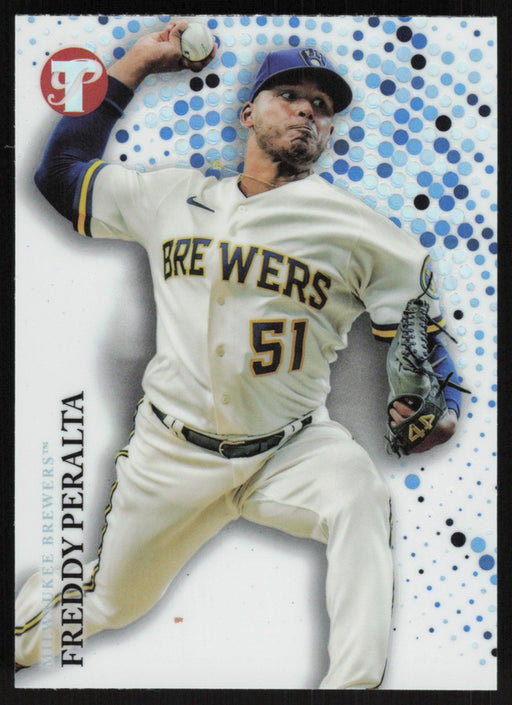 Freddy Peralta 2022 Topps Pristine # 241 Refractor Milwaukee Brewers - Collectible Craze America