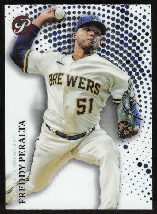 Freddy Peralta 2022 Topps Pristine Baseball # 241 Milwaukee Brewers - Collectible Craze America