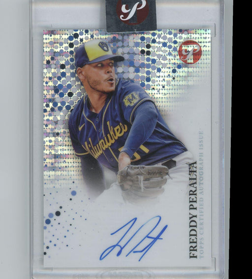 Freddy Peralta 2022 Topps Pristine # PA-FP Pristine Refractor 33/99 Milwaukee Brewers - Collectible Craze America