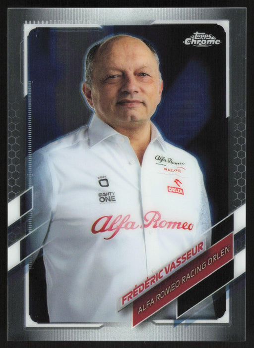 Frederic Vasseur 2021 Topps Chrome Formula 1 # 94 Alfa Romeo Racing ORLEN - Collectible Craze America