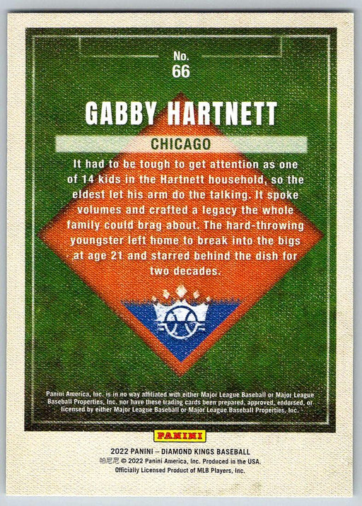 Gabby Hartnett 2022 Panini Diamond Kings # 66 Chicago Cubs - Collectible Craze America