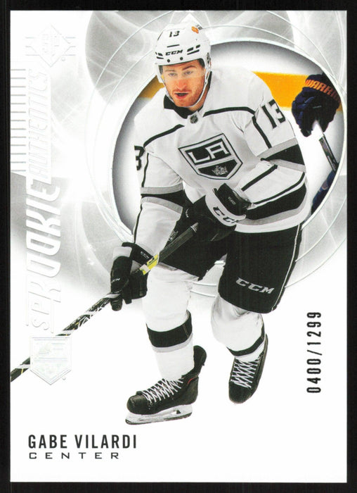 Gabe Vilardi 2020 SP Hockey Rookie Autentics # 123 RC Silver Spectrum 400/1299 Los Angeles Kings - Collectible Craze America