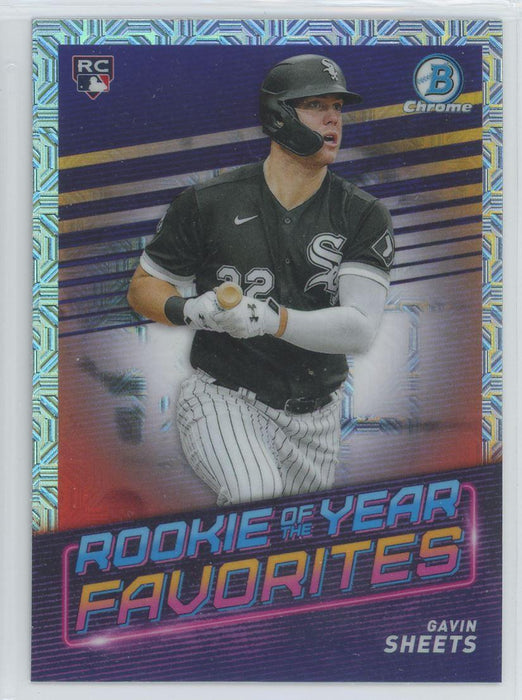 Gavin Sheets 2022 Bowman Rookie of the Year Favorites # ROYF-10 Mojo Refrctor Chicago White Sox - Collectible Craze America