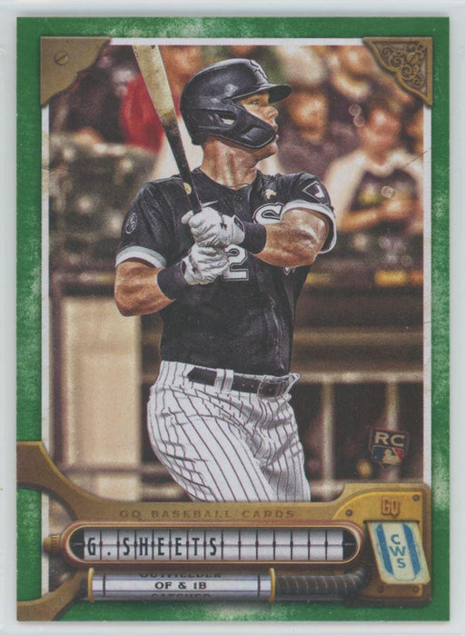 Gavin Sheets 2022 Topps Gypsy Queen # 259 RC Green Border Chicago White Sox - Collectible Craze America