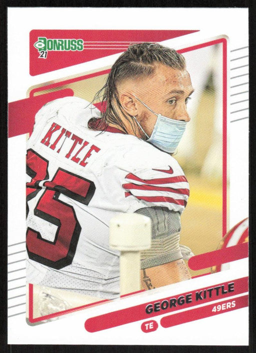 George Kittle 2021 Donruss Football # 54 San Francisco 49ers Image Variation Base - Collectible Craze America