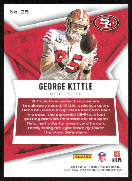 George Kittle 2021 Panini Rookies & Stars # 35 San Francisco 49ers Base - Collectible Craze America