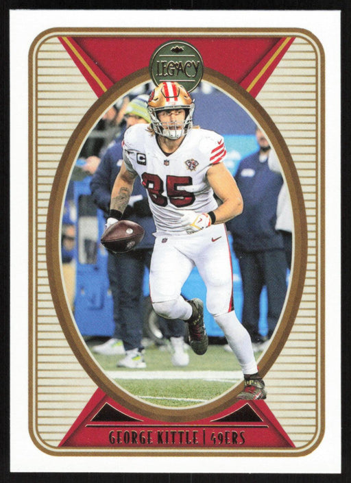 George Kittle 2022 Panini Legacy Football Base # 89 San Francisco 49ers - Collectible Craze America