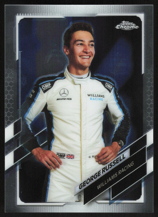 George Russell 2021 Topps Chrome Formula 1 # 19 Williams Racing - Collectible Craze America