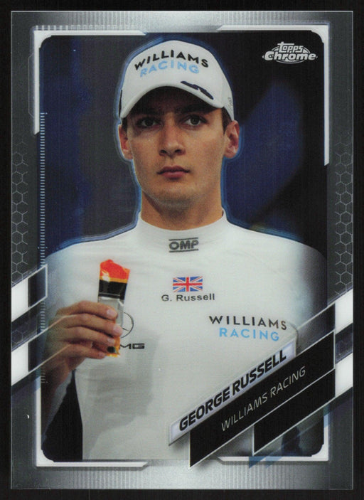 George Russell 2021 Topps Chrome Formula 1 # 35 Williams Racing - Collectible Craze America