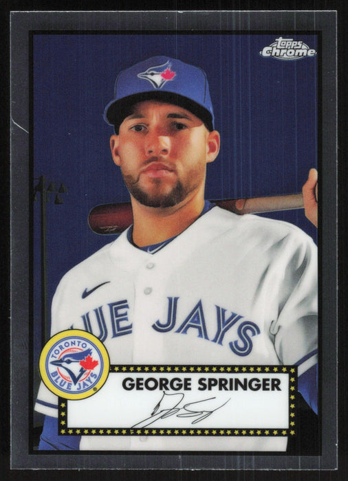 George Springer 2021 Topps Chrome Platinum Anniversary # 174 Toronto Blue Jays - Collectible Craze America