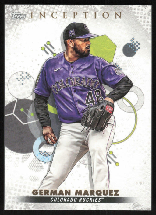German Marquez 2022 Topps Inception # 90 Colorado Rockies - Collectible Craze America