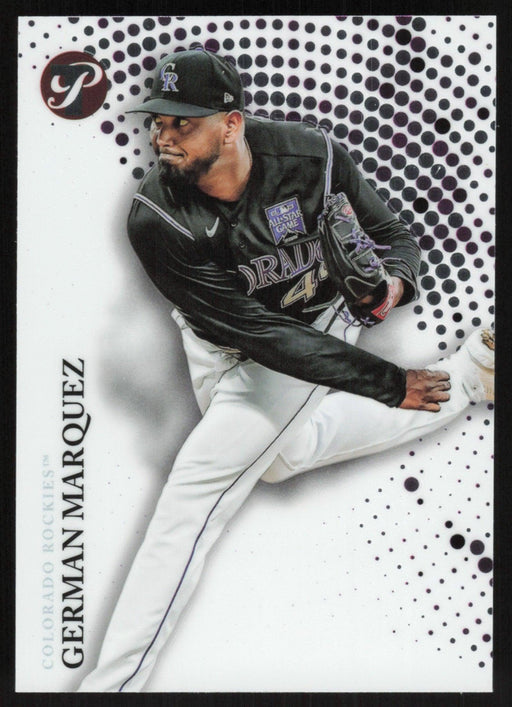 German Marquez 2022 Topps Pristine Baseball # 242 Colorado Rockies - Collectible Craze America