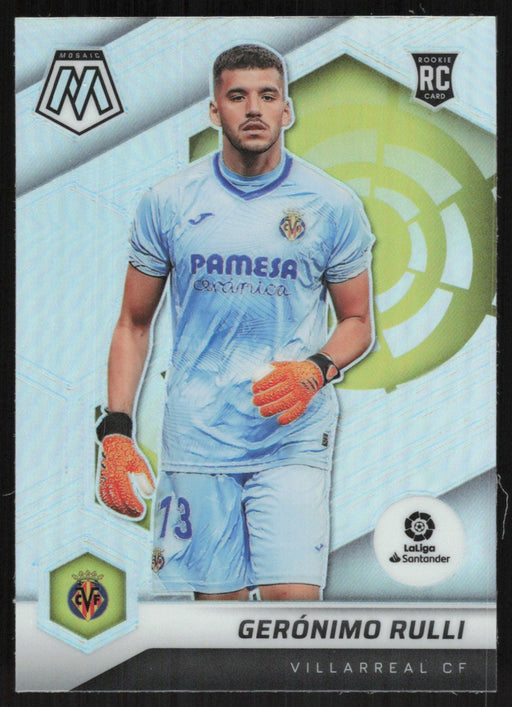 Geronimo Rulli 2021 Panini Mosaic La Liga # 99 RC Silver Prizm Villarreal CF - Collectible Craze America