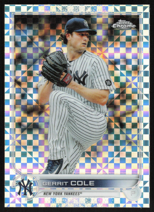 Gerrit Cole 2022 Topps Chrome # 179 X-Fractor New York Yankees - Collectible Craze America