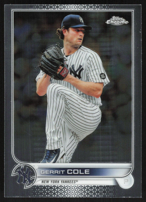 Gerrit Cole 2022 Topps Chrome Baseball # 179 New York Yankees Base - Collectible Craze America