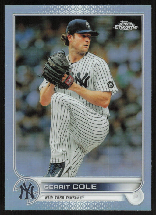 Gerrit Cole 2022 Topps Chrome Baseball # 179 Refractor New York Yankees - Collectible Craze America