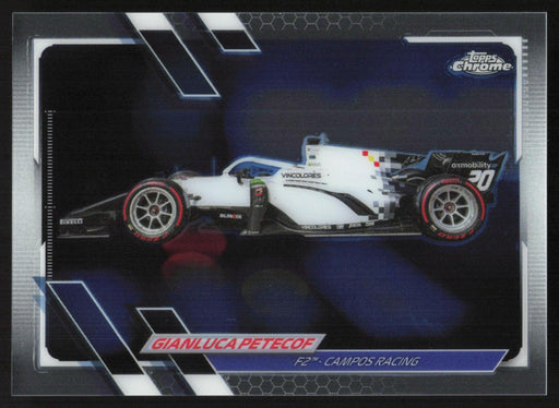 Gianluca Petecof 2021 Topps Chrome Formula 1 # 123 F2 - Campos Racing - Collectible Craze America