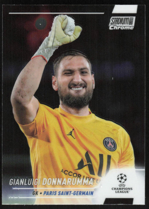 Gianluigi Donnarumma 2021 Topps Stadium Club Chrome UEFA Champions League # 50 Paris Saint-Germain Base - Collectible Craze America