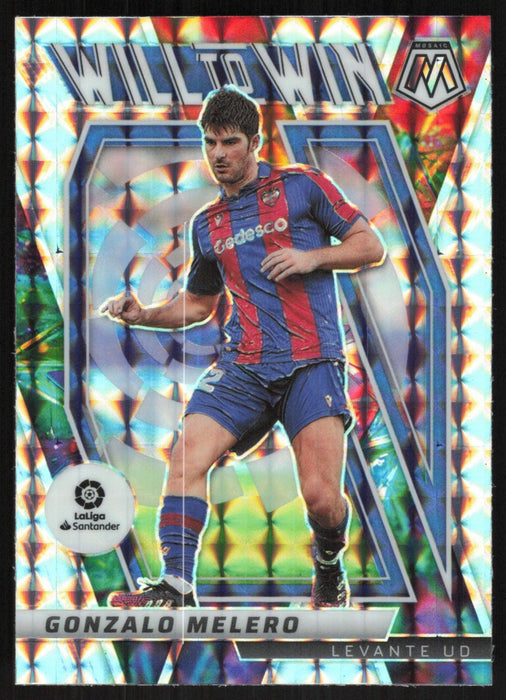 Gonzalo Melero 2021 Panini Mosaic La Liga # 16 Mosaic Prizm Will To Win Levante UD - Collectible Craze America