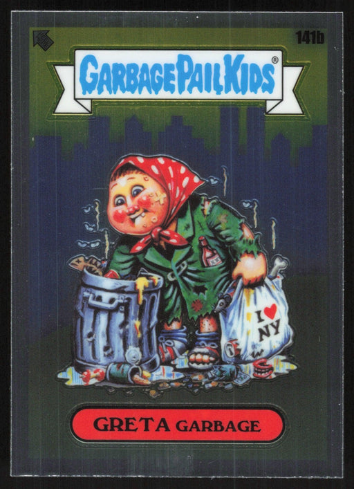 GRETA Garbage 2021 Topps Chrome Garbage Pail Kids Original Series 4 # 141B - Collectible Craze America