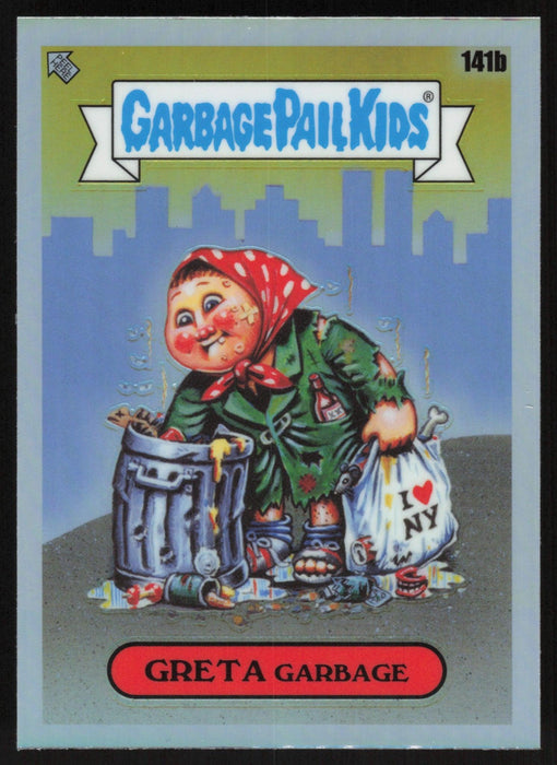 GRETA Garbage 2021 Topps Chrome Garbage Pail Kids Original Series 4 # 141B Refractor - Collectible Craze America