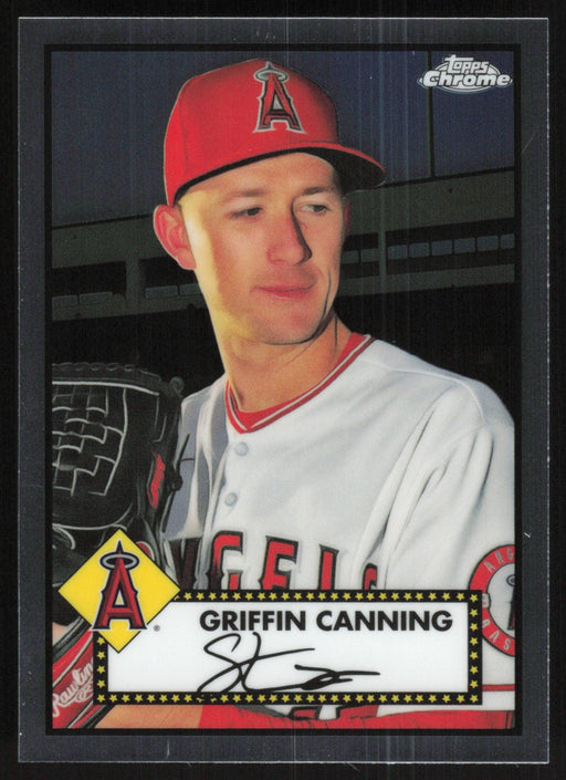 Griffin Canning 2021 Topps Chrome Platinum Anniversary # 468 Los Angeles Angels - Collectible Craze America