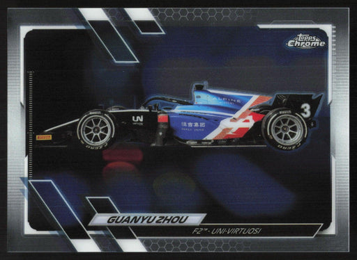 Guanyu Zhou 2021 Topps Chrome Formula 1 # 119 F2 - UNI-Virtuosi - Collectible Craze America