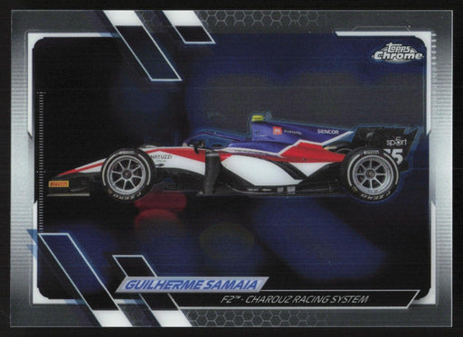 Guilherme Samaia 2021 Topps Chrome Formula 1 # 129 F2 - Charouz Racing System - Collectible Craze America