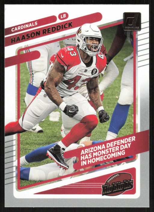 Haason Reddick 2021 Donruss Highlights # HI-17 Arizona Cardinals - Collectible Craze America