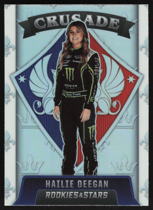 Hailie Deegan 2022 Panini Chronicles Racing Crusade # 8 Silver Prizm - Collectible Craze America