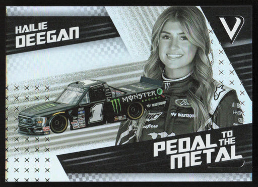 Hailie Deegan 2022 Panini Chronicles Racing Pedal to the Metal # 8 - Collectible Craze America