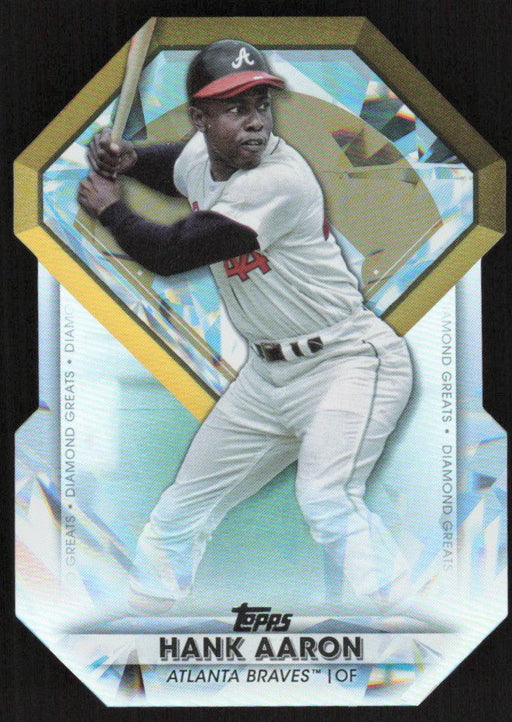 Hank Aaron 2022 Topps Update Diamond Greats # DGDC-53 Atlanta Braves - Collectible Craze America