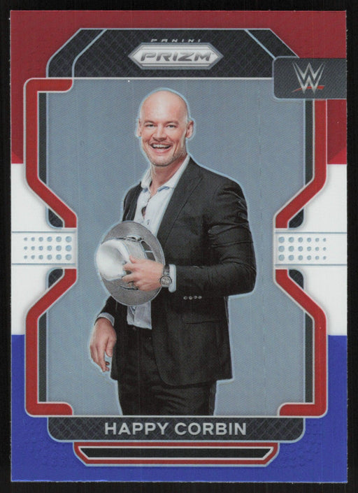 Happy Corbin 2022 Panini Prizm WWE # 148 Red White Blue Prizm SmackDown - Collectible Craze America