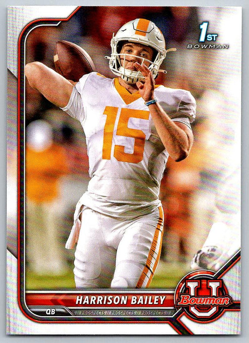 Harrison Bailey 2021 Bowman University Football # 7 Tennessee Volunteers 1st Bowman - Collectible Craze America