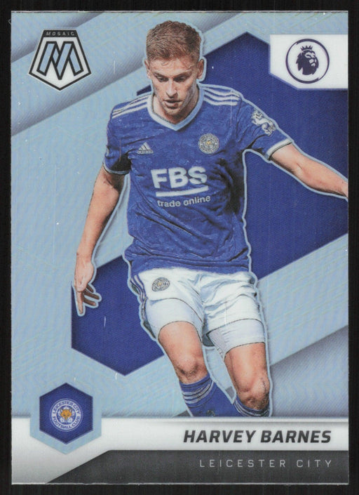 Harvey Barnes 2021 Panini Mosaic Premier League # 22 Silver Prizm Leicester City - Collectible Craze America