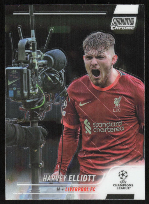 Harvey Elliott 2021 Topps Stadium Club Chrome UEFA Champions League # 97 Liverpool FC Base - Collectible Craze America