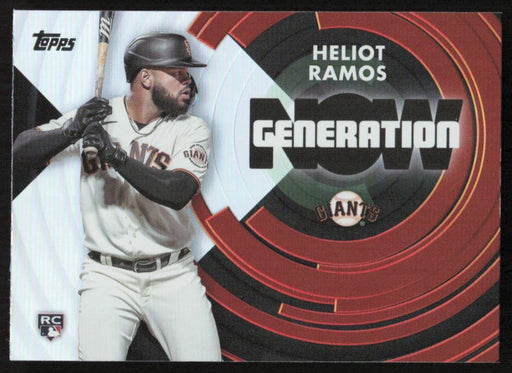 Heliot Ramos 2022 Topps Update Generation Now # GN-70 RC San Francisco Giants - Collectible Craze America