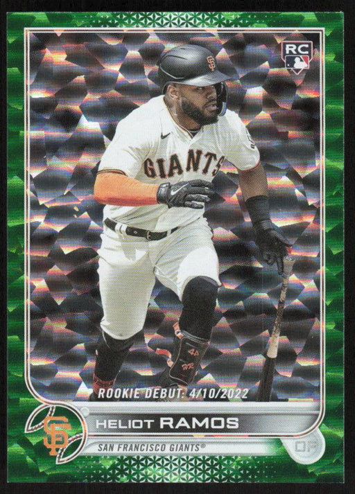 Heliot Ramos 2022 Topps Update # US17 Green Foilboard RC 352/499 San Francisco Giants - Collectible Craze America