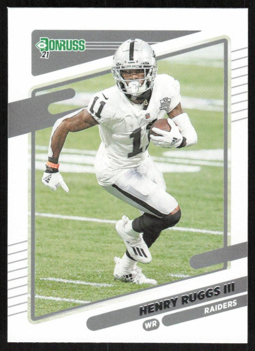 Henry Ruggs III 2021 Donruss Football # 90 Las Vegas Raiders Base - Collectible Craze America