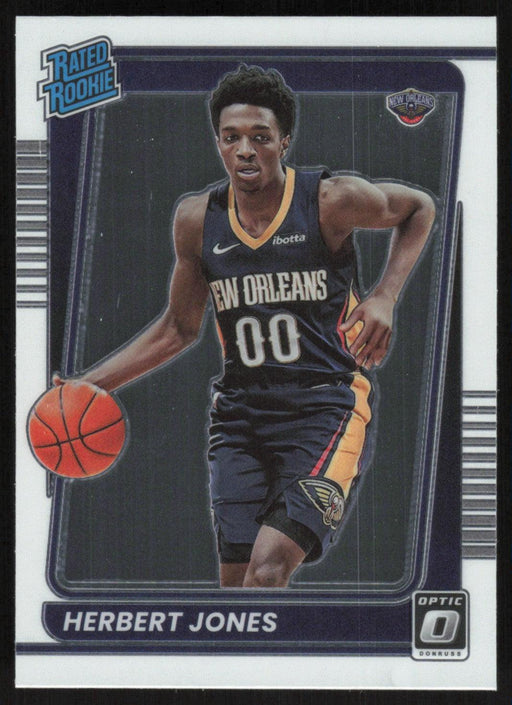 Herbert Jones 2021 Panini Donruss Optic Rated Rookie # 157 RC New Orleans Pelicans - Collectible Craze America